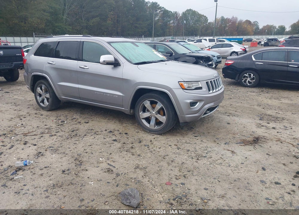 2014 JEEP GRAND CHEROKEE OVERLAND VIN: 1C4RJECG3EC502940