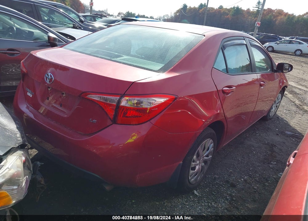 2019 TOYOTA COROLLA LE VIN: 2T1BURHE6KC167795