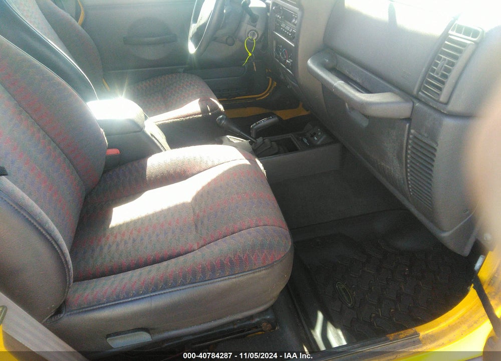 2000 JEEP WRANGLER SPORT VIN: 1J4FA49S3YP748063