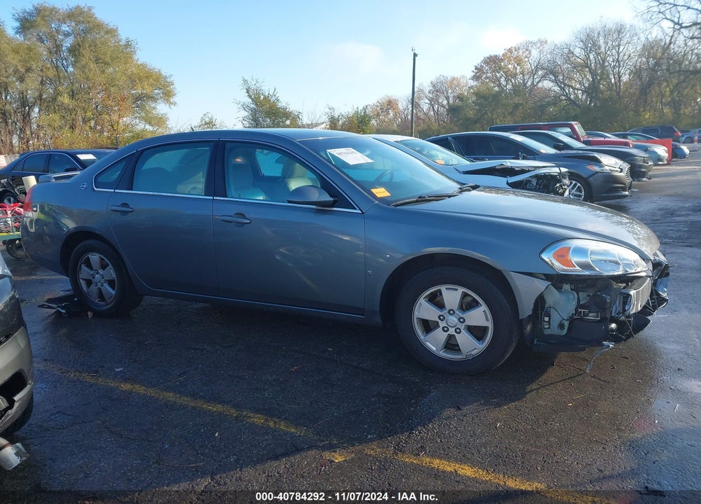 2008 CHEVROLET IMPALA LT VIN: 2G1WT58K689279954