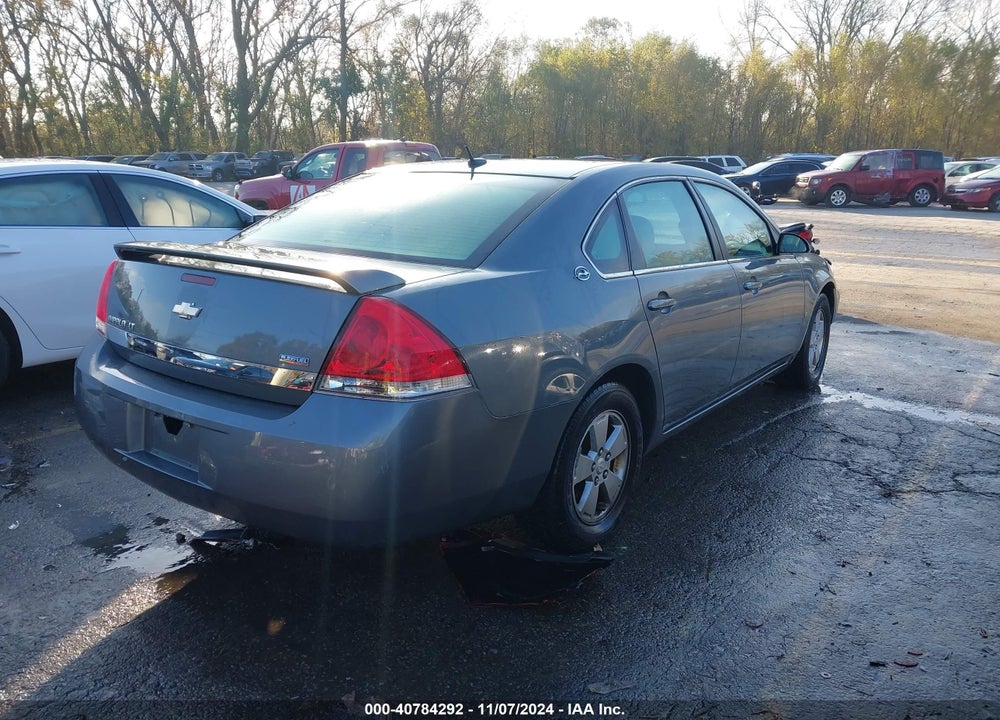 2008 CHEVROLET IMPALA LT VIN: 2G1WT58K689279954