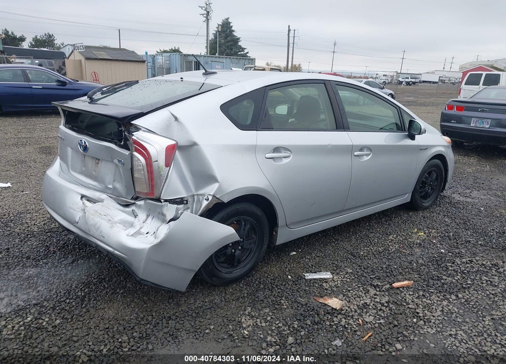 2012 TOYOTA PRIUS THREE VIN: JTDKN3DU2C5533693