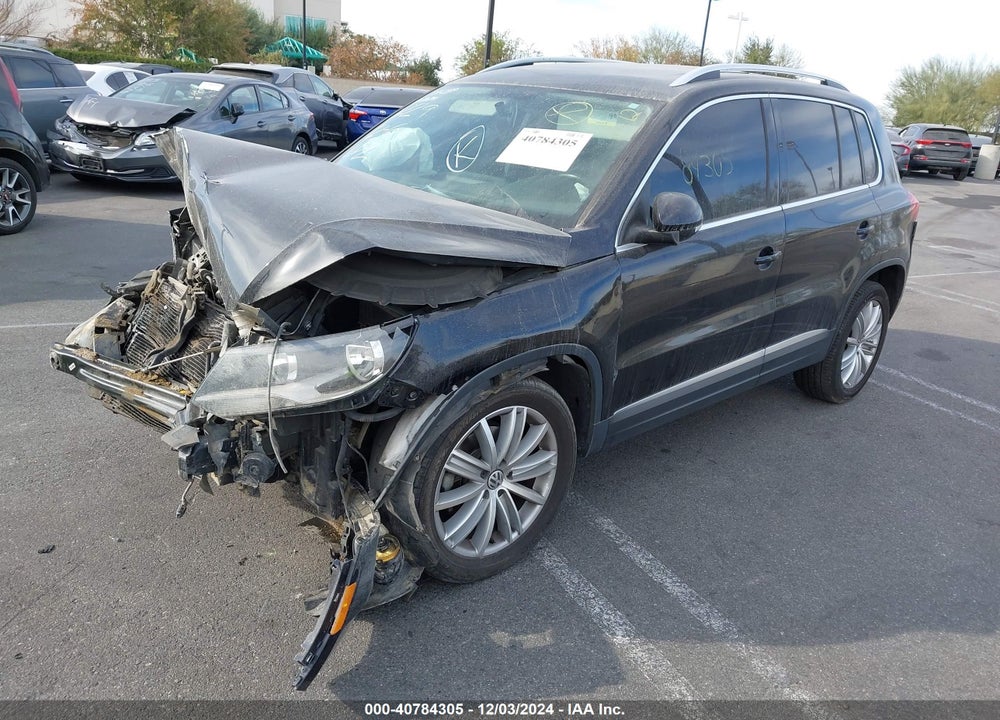 2014 VOLKSWAGEN TIGUAN SEL VIN: WVGAV3AX2EW606208
