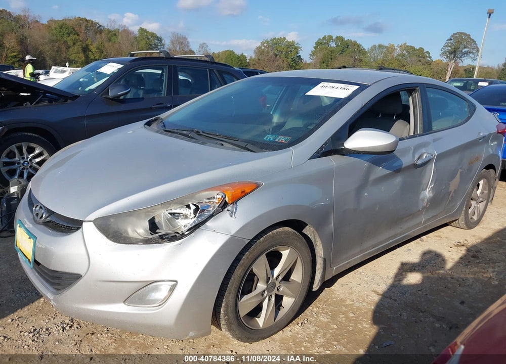 2013 HYUNDAI ELANTRA GLS VIN: KMHDH4AEXDU628587