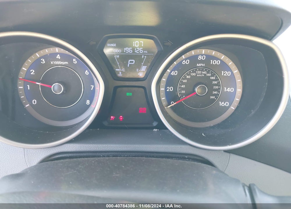2013 HYUNDAI ELANTRA GLS VIN: KMHDH4AEXDU628587