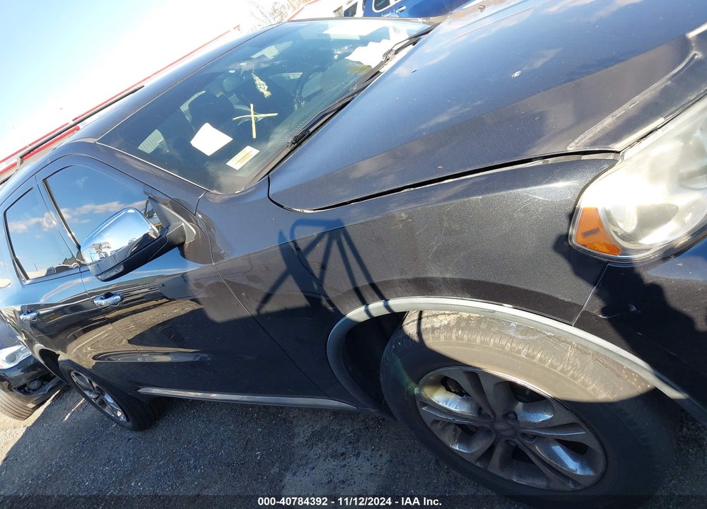 2013 DODGE DURANGO CREW VIN: 1C4RDJDG5DC696206