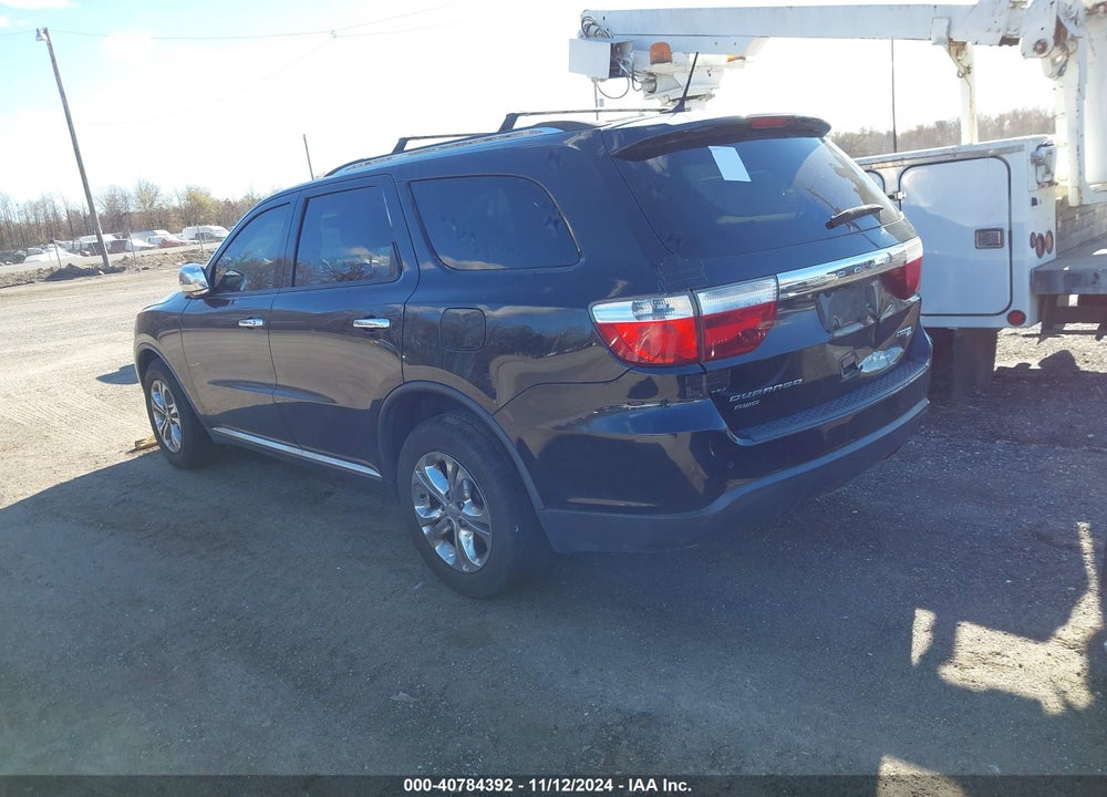 2013 DODGE DURANGO CREW VIN: 1C4RDJDG5DC696206