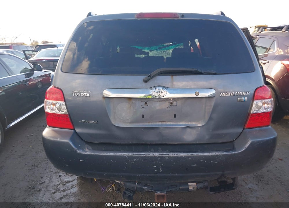 2006 TOYOTA HIGHLANDER HYBRID V6 VIN: JTEEW21A360022571