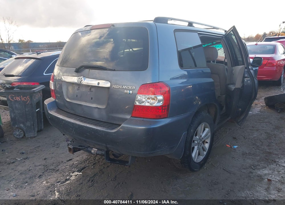 2006 TOYOTA HIGHLANDER HYBRID V6 VIN: JTEEW21A360022571