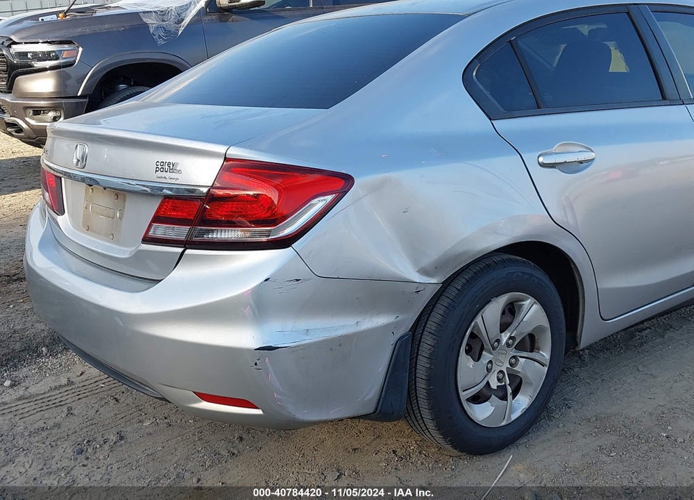 2013 HONDA CIVIC LX VIN: 19XFB2F50DE012682