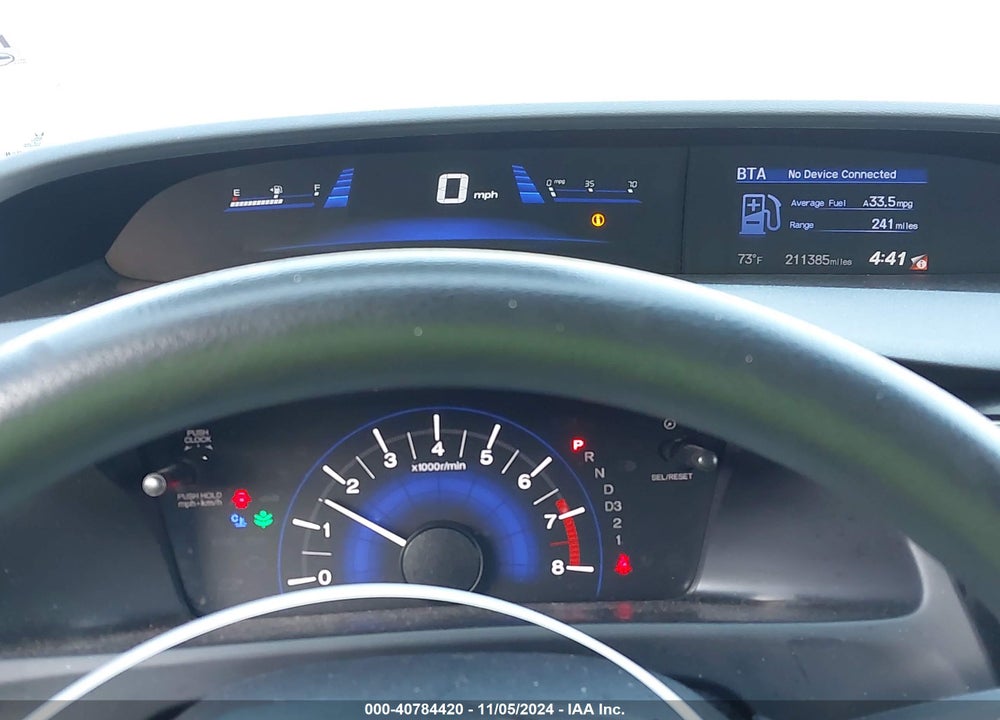 2013 HONDA CIVIC LX VIN: 19XFB2F50DE012682