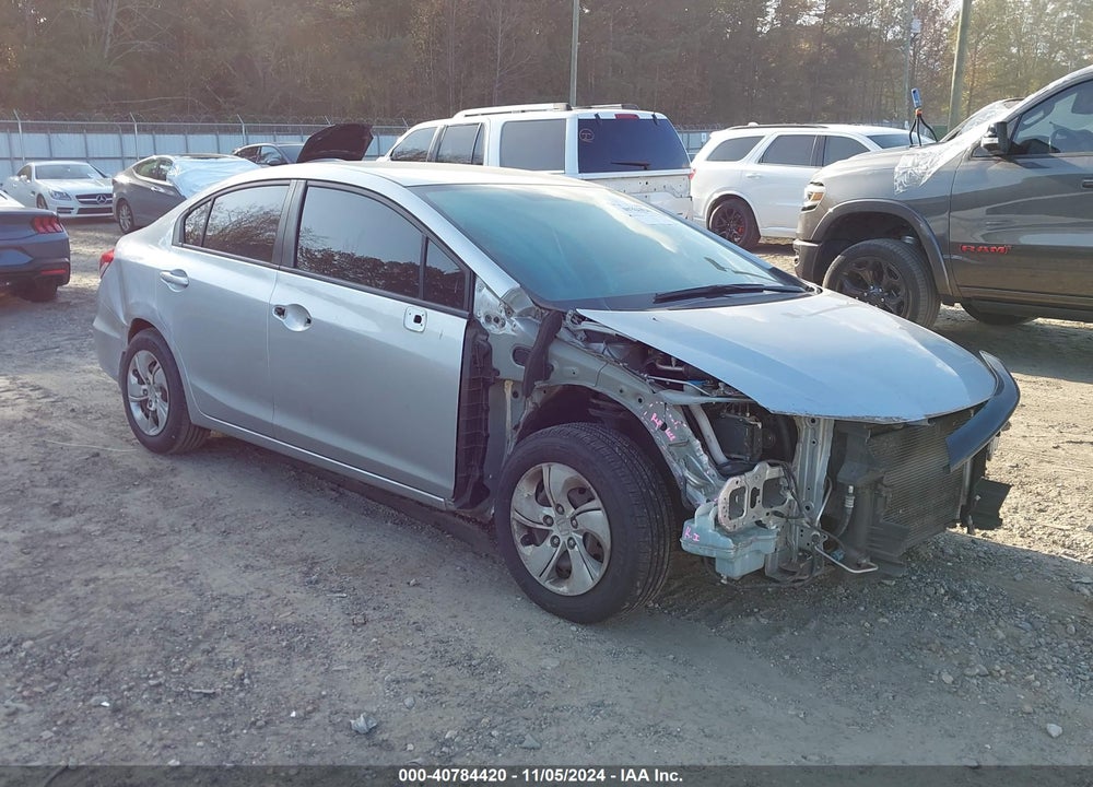 2013 HONDA CIVIC LX VIN: 19XFB2F50DE012682