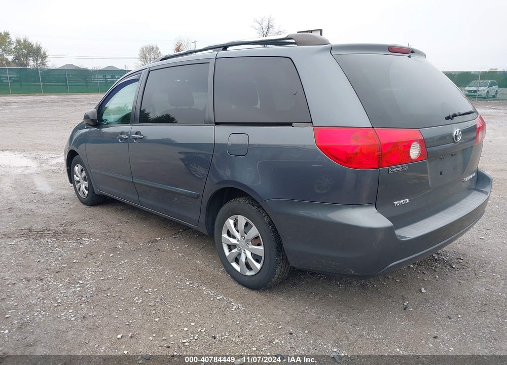 2007 TOYOTA SIENNA LE VIN: 5TDZK23C37S052460