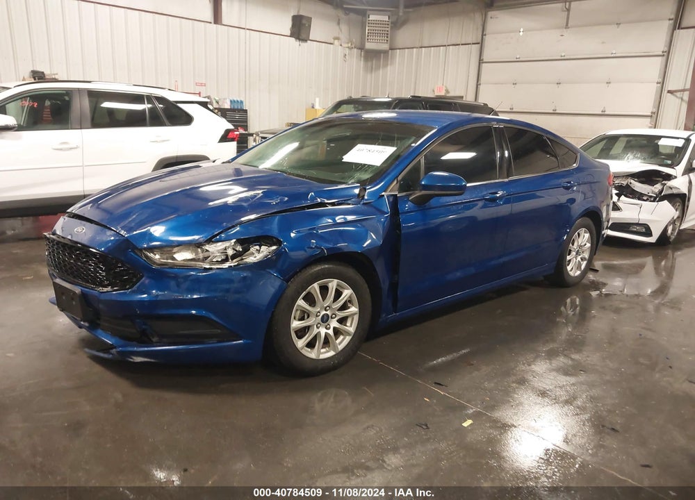 2018 FORD FUSION S VIN: 3FA6P0G73JR129012