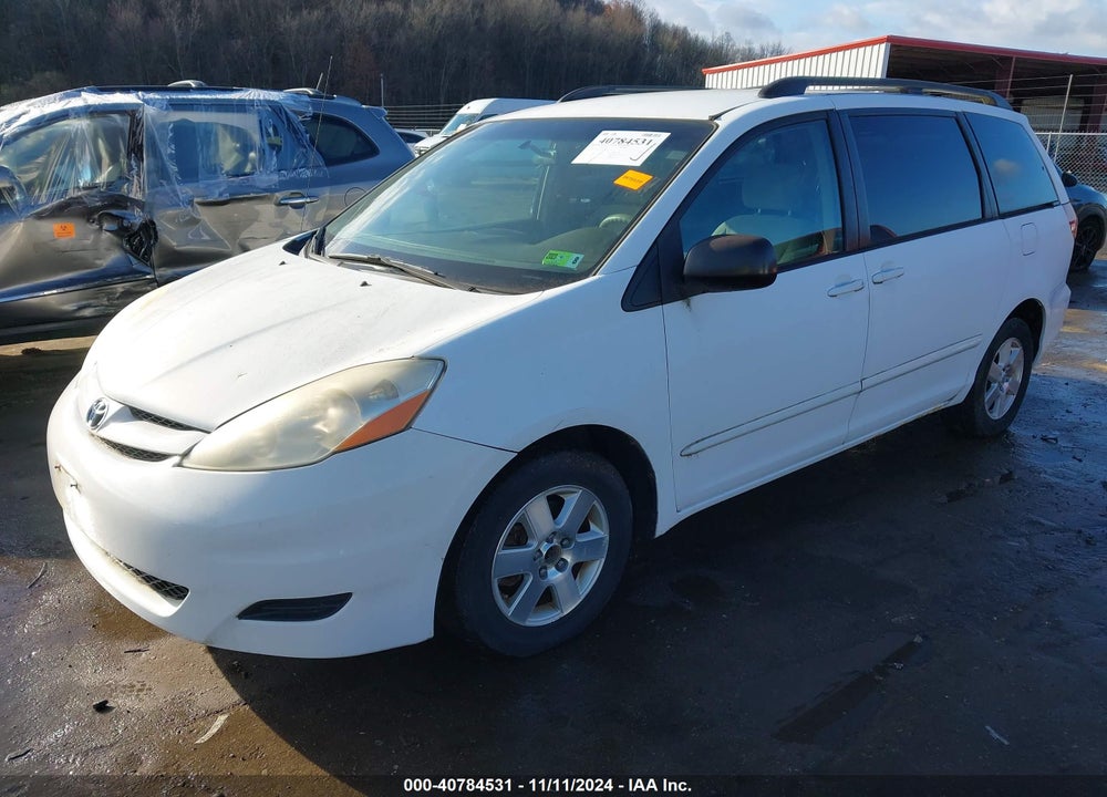 2007 TOYOTA SIENNA LE VIN: 5TDZK23C57S061564