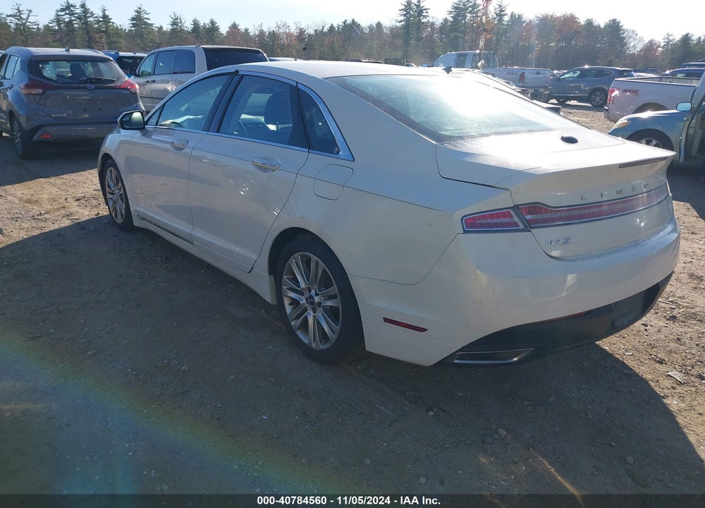 2013 LINCOLN MKZ VIN: 3LN6L2GK8DR812474