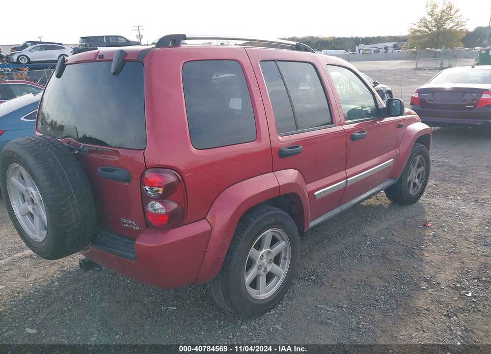 2006 JEEP LIBERTY LIMITED EDITION VIN: 1J4GL58K66W220400