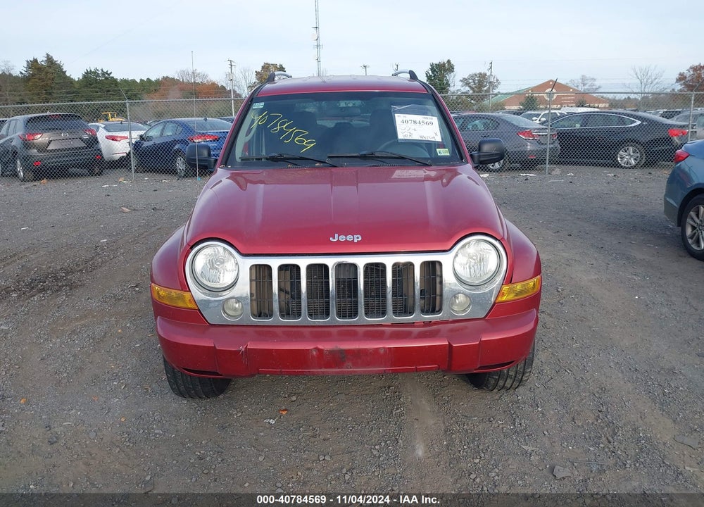 2006 JEEP LIBERTY LIMITED EDITION VIN: 1J4GL58K66W220400
