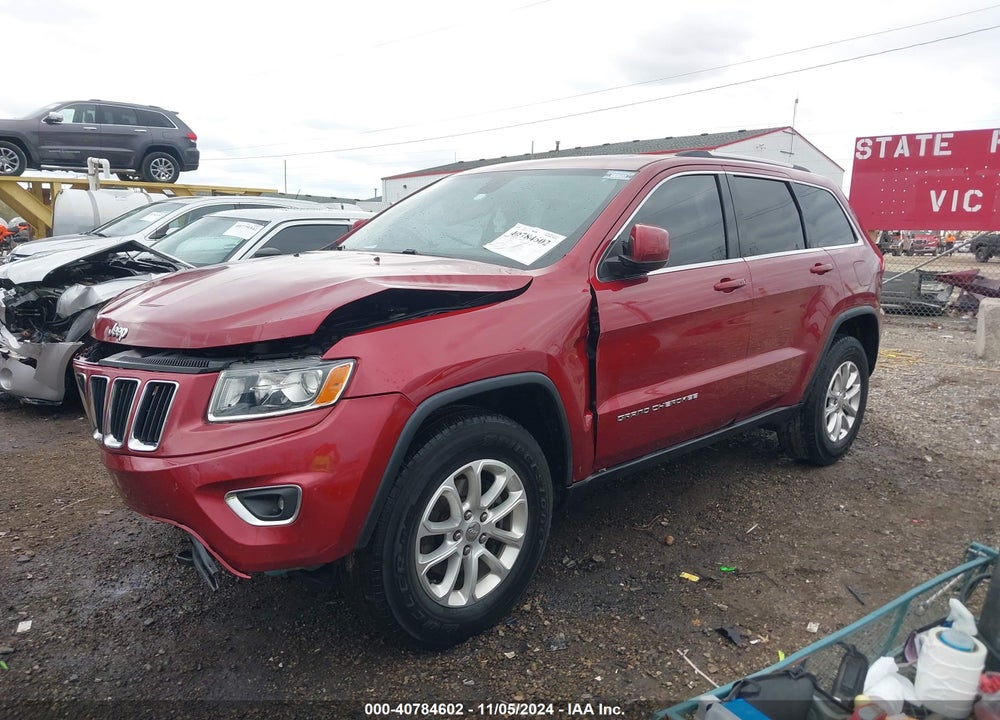 2014 JEEP GRAND CHEROKEE LAREDO VIN: 1C4RJFAG5EC158777