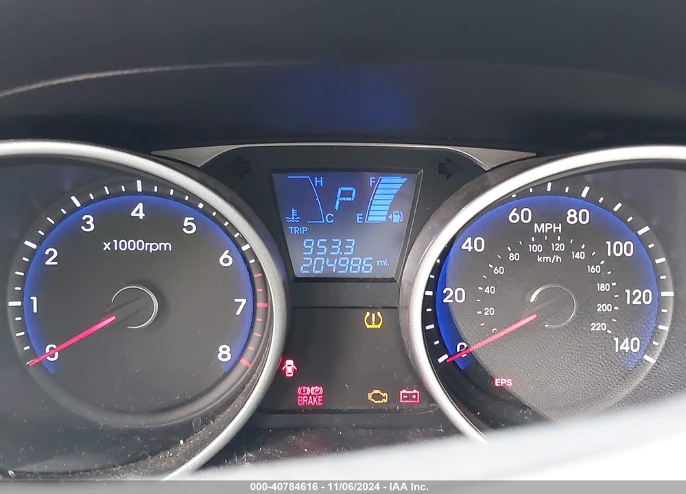 2012 HYUNDAI TUCSON GLS VIN: KM8JU3AC8CU514030