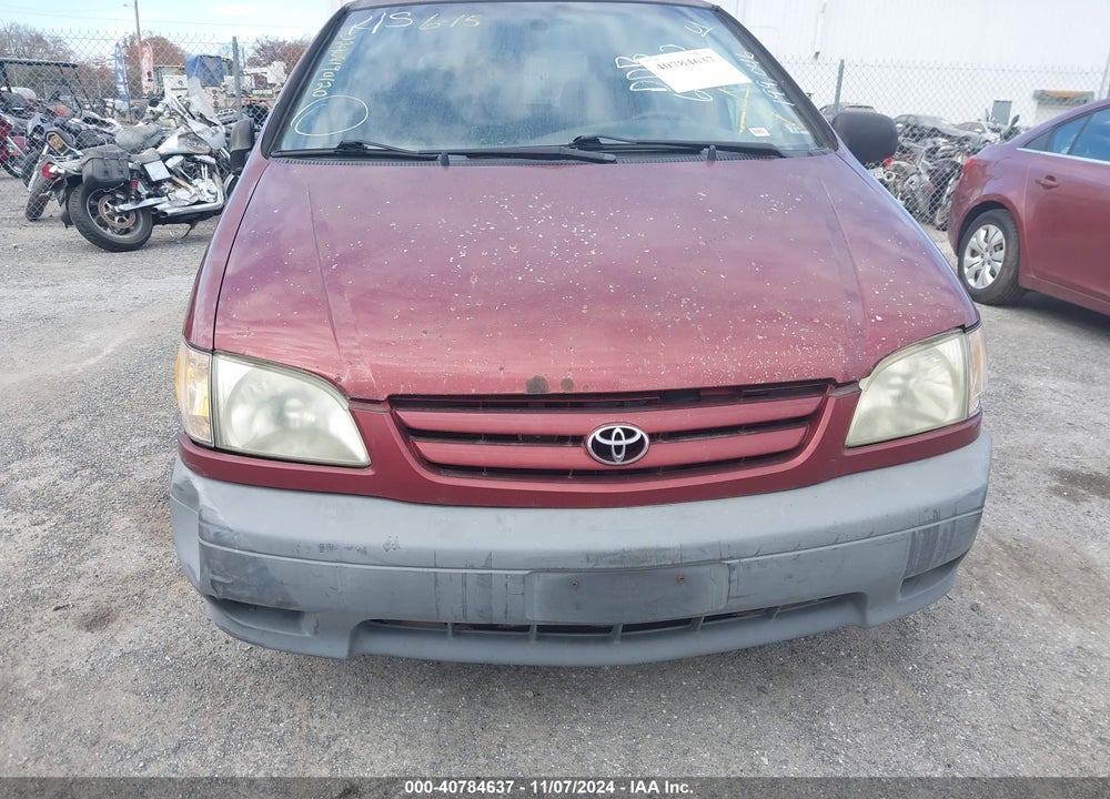 2001 TOYOTA SIENNA LE VIN: 4T3ZF13C51U403437