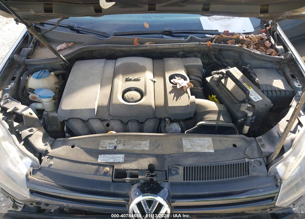 2012 VOLKSWAGEN GOLF 2.5L 2-DOOR VIN: WVWAB7AJ8CW143777