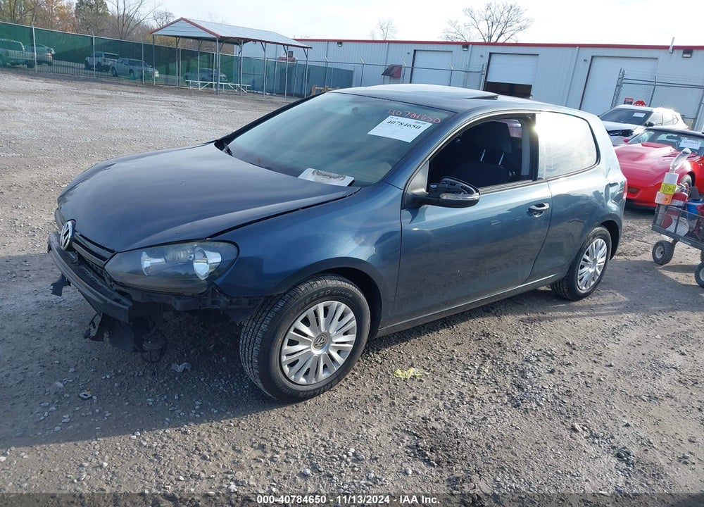 2012 VOLKSWAGEN GOLF 2.5L 2-DOOR VIN: WVWAB7AJ8CW143777