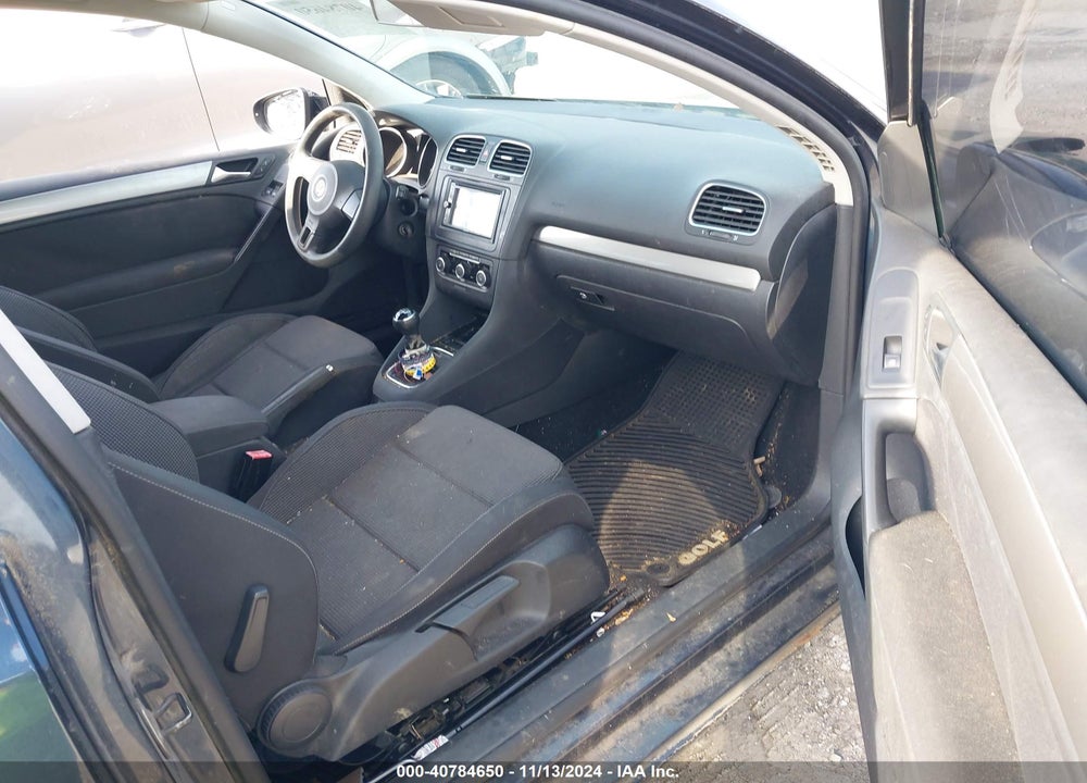 2012 VOLKSWAGEN GOLF 2.5L 2-DOOR VIN: WVWAB7AJ8CW143777