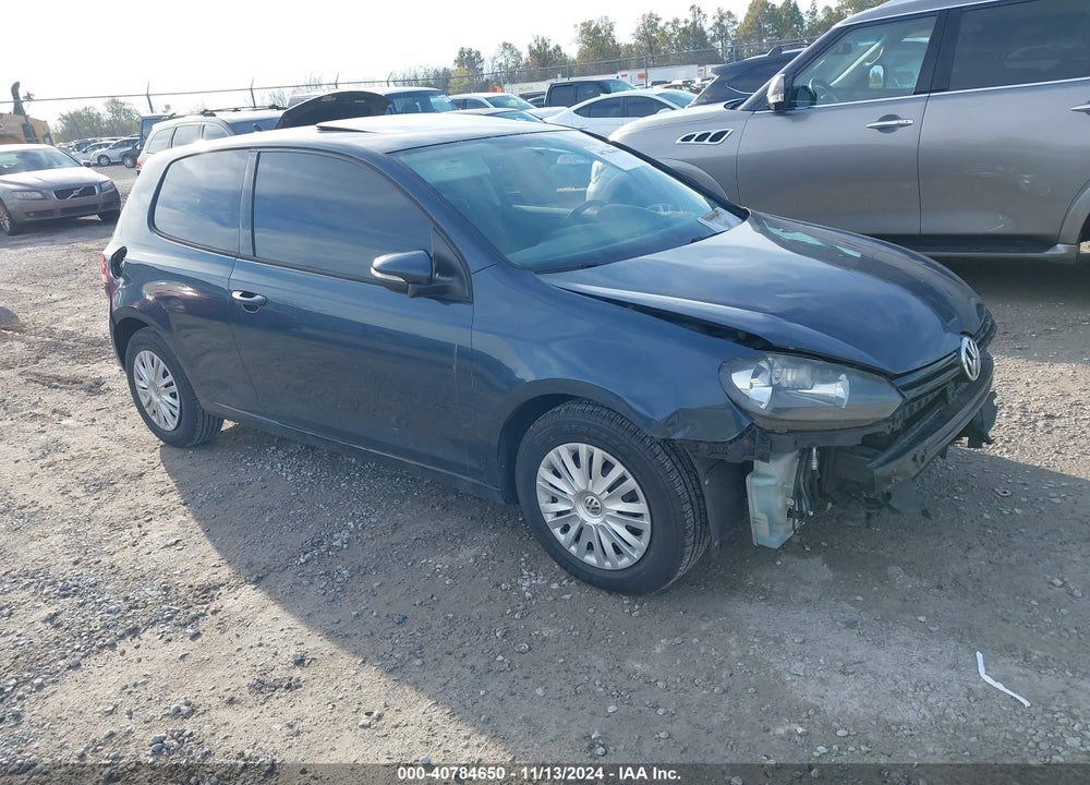 2012 VOLKSWAGEN GOLF 2.5L 2-DOOR VIN: WVWAB7AJ8CW143777
