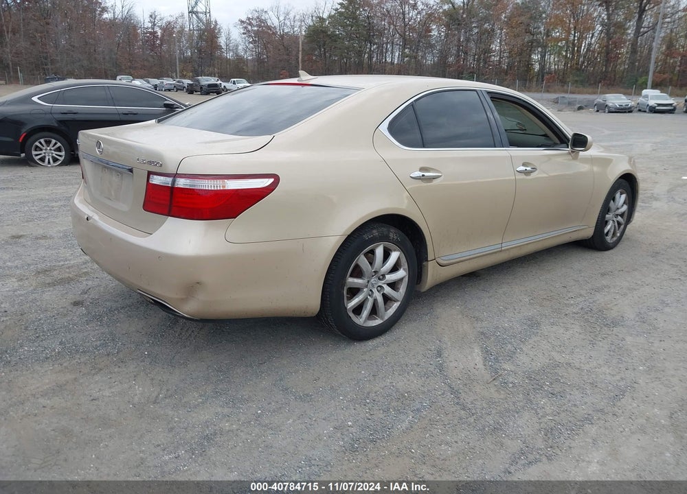 2007 LEXUS LS 460 VIN: JTHBL46F875031852