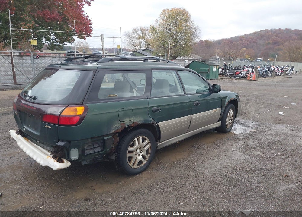 2000 SUBARU OUTBACK VIN: 4S3BH6657Y7647120