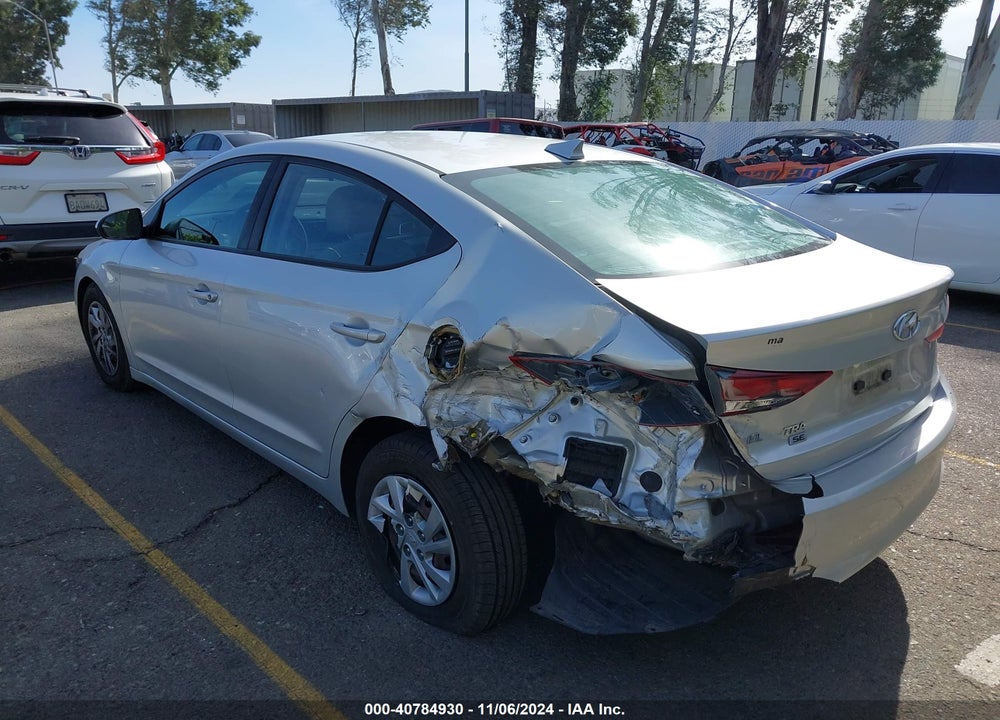 2018 HYUNDAI ELANTRA SE VIN: 5NPD74LF6JH373410