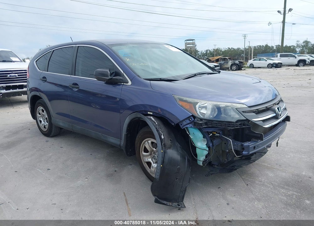 2013 HONDA CR-V LX VIN: 2HKRM3H37DH504436
