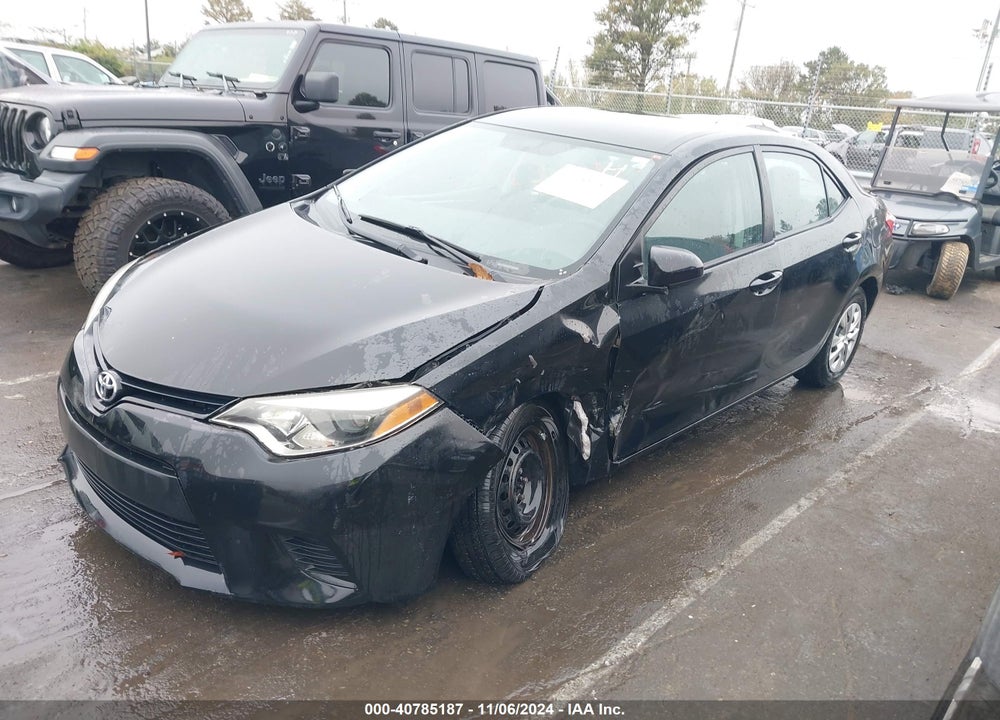 2016 TOYOTA COROLLA L VIN: 5YFBURHE0GP389918