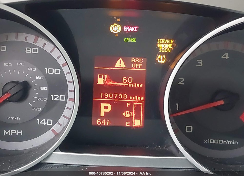 2007 MITSUBISHI OUTLANDER ES/LS VIN: JA4MS31X87U004559