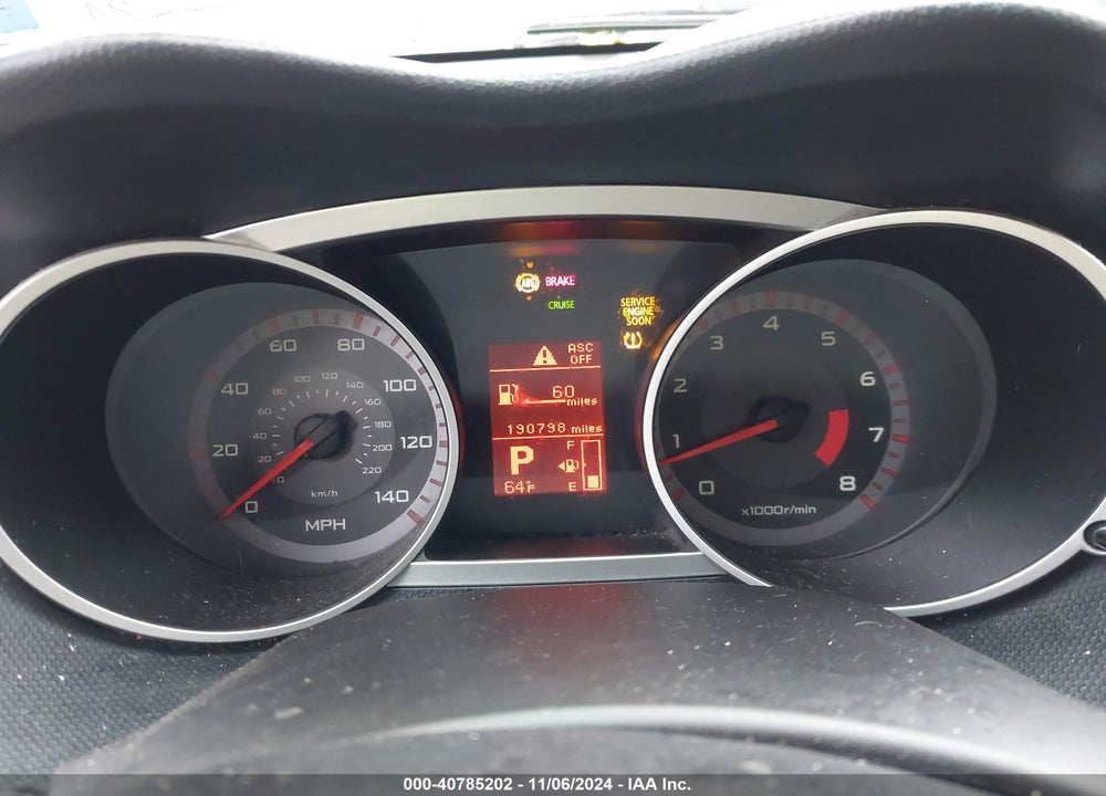 2007 MITSUBISHI OUTLANDER ES/LS VIN: JA4MS31X87U004559