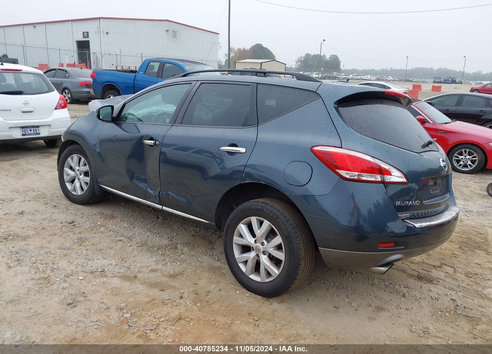 2011 NISSAN MURANO SV VIN: JN8AZ1MU7BW066188