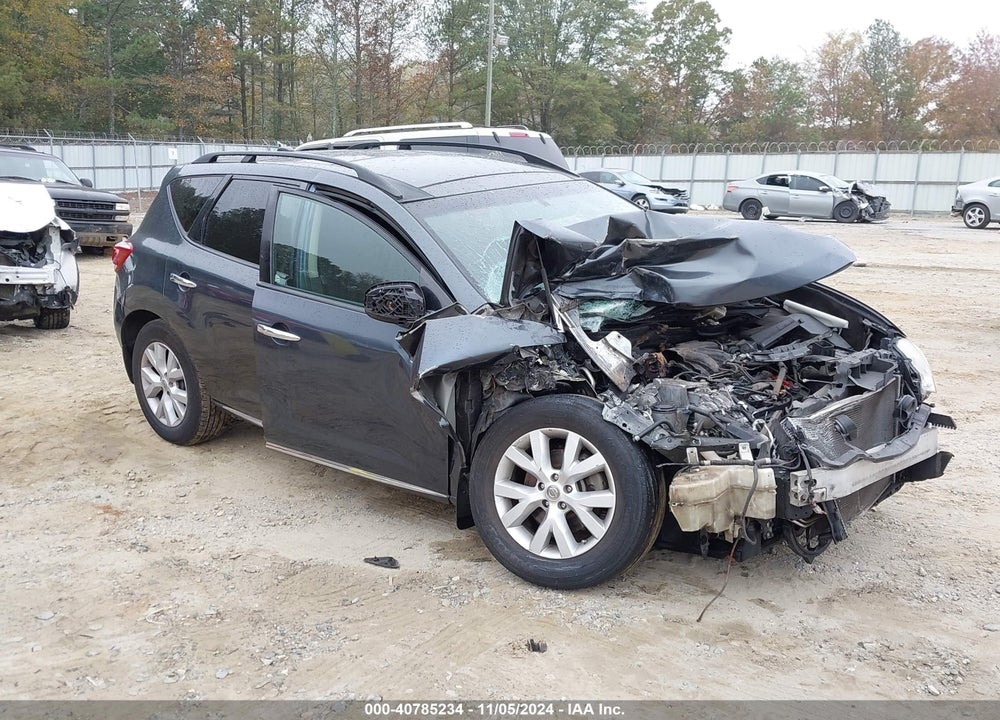2011 NISSAN MURANO SV VIN: JN8AZ1MU7BW066188