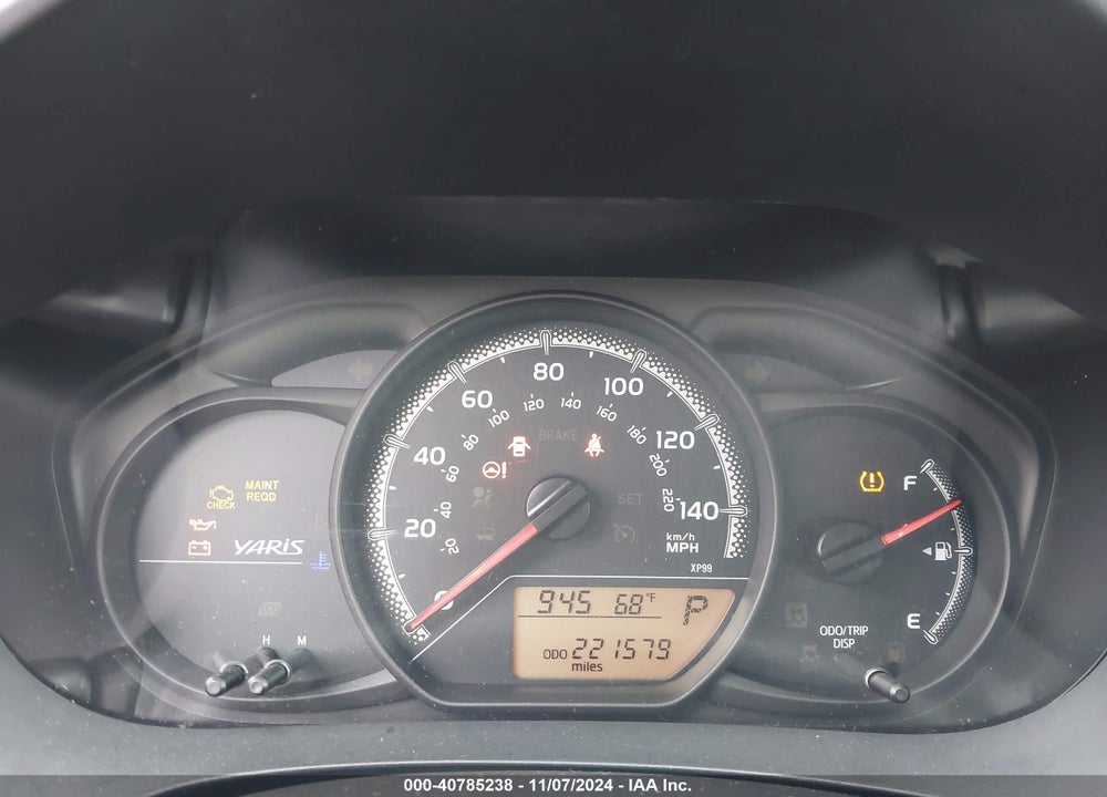 2015 TOYOTA YARIS L VIN: VNKKTUD30FA025387