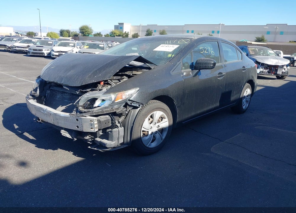 2015 HONDA CIVIC LX VIN: 19XFB2F55FE272806