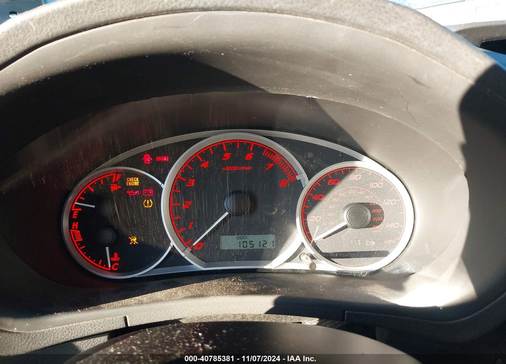 2008 SUBARU IMPREZA WRX VIN: JF1GE75678G514409
