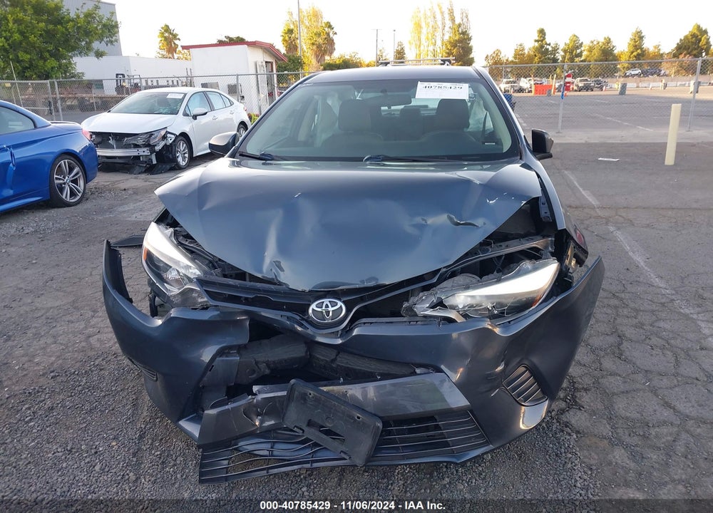 2016 TOYOTA COROLLA LE VIN: 5YFBURHE2GP512330