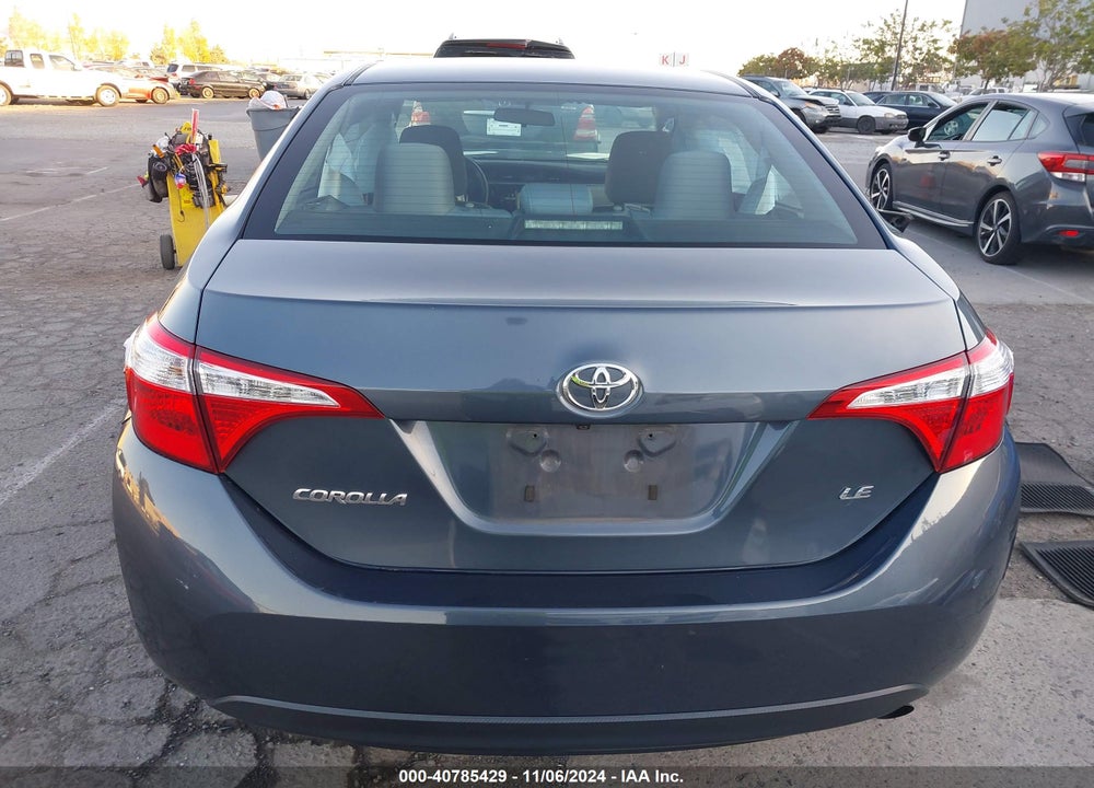 2016 TOYOTA COROLLA LE VIN: 5YFBURHE2GP512330