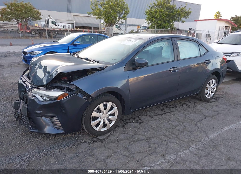 2016 TOYOTA COROLLA LE VIN: 5YFBURHE2GP512330