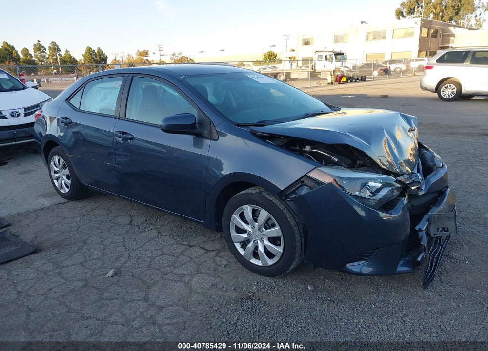 2016 TOYOTA COROLLA LE VIN: 5YFBURHE2GP512330