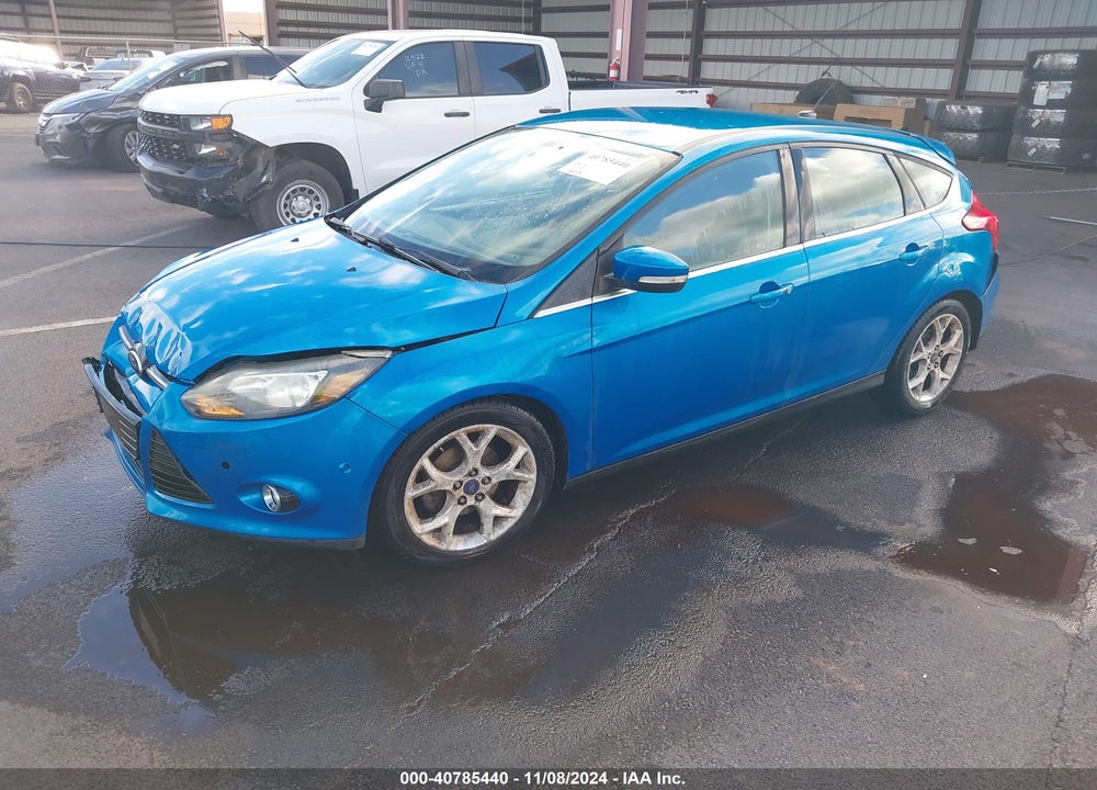 2014 FORD FOCUS TITANIUM VIN: 1FADP3N26EL199429