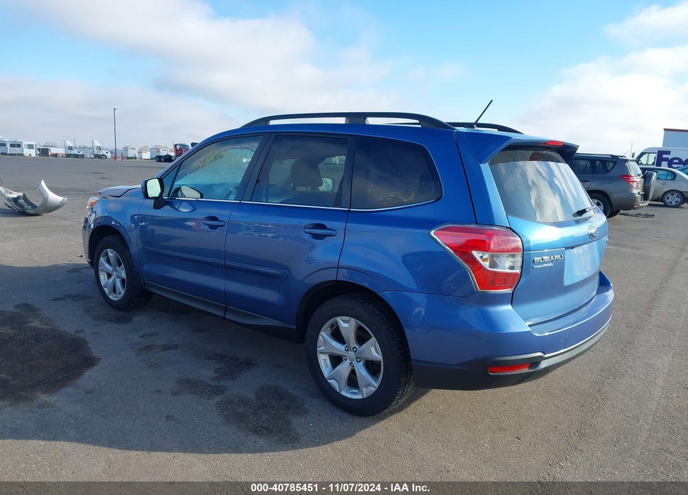 2015 SUBARU FORESTER 2.5I LIMITED VIN: JF2SJAHC5FH491087