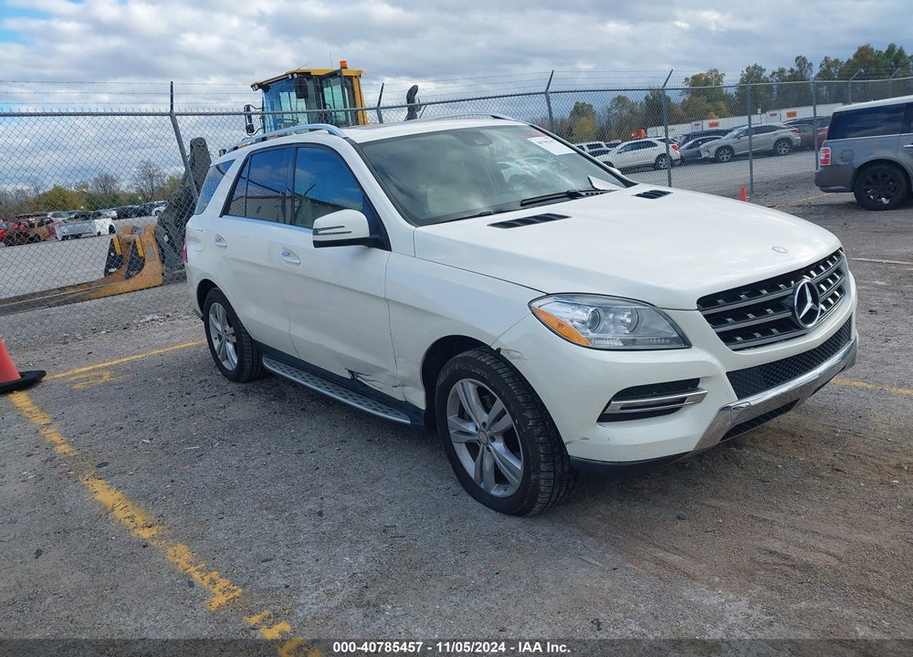 2013 MERCEDES-BENZ ML 350 4MATIC VIN: 4JGDA5HB7DA104854