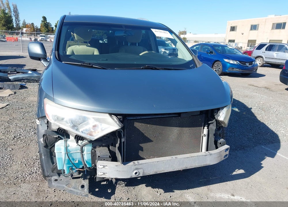 2011 NISSAN QUEST SV VIN: JN8AE2KP8B9005929