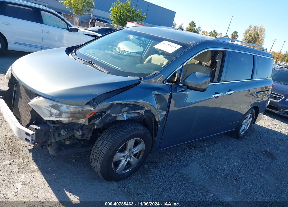 2011 NISSAN QUEST SV VIN: JN8AE2KP8B9005929